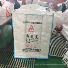 Plastic jumbo bags 1000kg for carbon-white , silica aerogel packing bags